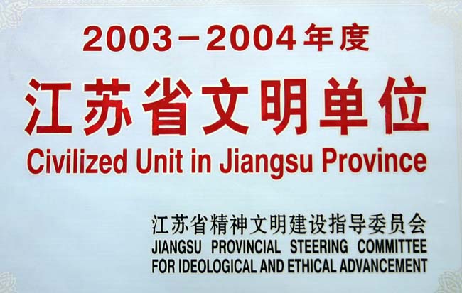 Jiangsu Province, civilized enterprises